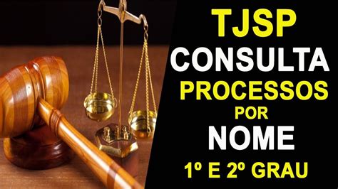 tjsp consulta processo 1 grau são paulo, sp